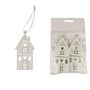 Dekorační domečky, 2 ks D4521 - 5 x 0,5 x 10 cm