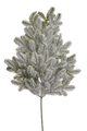 Zasněžená větvička jehličí 65 cm