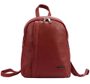 Kožený bordó dámský módní batůžek MiaMore