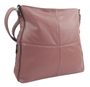 Praktická velká dámská crossbody kabelka 47-MH starorůžová