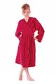Dětský župan s kapucí Tampa rubínová