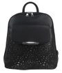 Černý dámský batůžek / kabelka s čelní kapsou