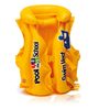 Nafukovací vesta plovací POOL SCHOOL DELUXE žlutá, 3-6 let