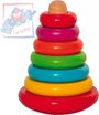 Baby pyramida skládací barevná káča