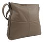Praktická velká dámská crossbody kabelka 47-MH přírodní hnědá