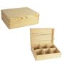 Dřevěná krabička na čaj 097037 - 220x165x78
