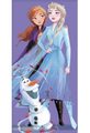 Osuška FROZEN Ledové Království Elsa Anna a Olaf 70x140 cm