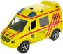 Auto kovové ambulance 11cm zpětný nátah CZ na baterie mluví česky Světlo Zvuk