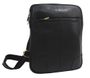 GROSSO Kožená pánská crossbody taška 22x28x6 cm černá