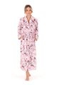 Dámský květinový župan TOYA růžová 21 26 0100