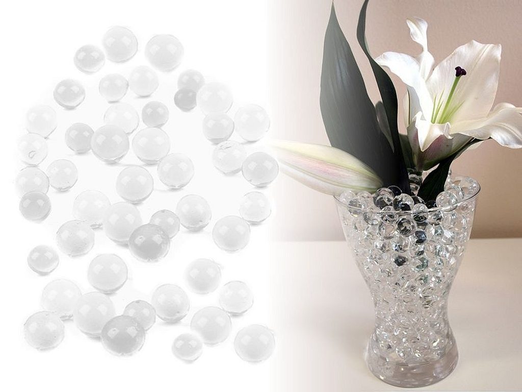Vodní perly - gelové kuličky do vázy 4 g | Floristické potřeby | Mikaton.cz