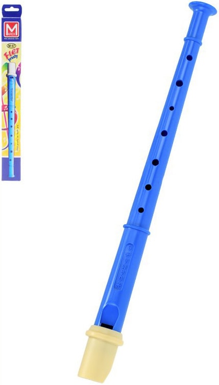 Flétna dětská plastová 33cm v krabičce 4 barvy | Mikaton.cz
