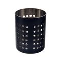 Stojan na příbory nerez BLACK O0356 - pr.10,5cm,v.13cm