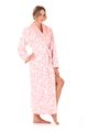 Dámský Župan s Límcem Flora růžová perla 25 56 3053