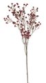 Nevěstin závoj umělá gypsophila 67 cm - tm. červená