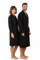 Mušelínový župan Dacca Black 12 24 9999 unisex