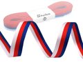 Česká Stuha trikolora šíře 10 mm balení 10 METRŮ
