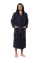 Bavlněný župan Athena s kapucí tmavě modrá 31 16 5952 unisex