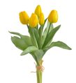 Svazek umělých tulipánů 31 cm žlutá