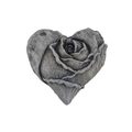 Dekorace na hrob srdce X6470/2 - 11 × 10,5 × 4 cm
