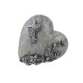 Dekorace na hrob srdce X7476 - 14 × 8 × 13 cm