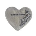 Dekorační srdce na hrob X6041 - 13 × 12 × 5 cm