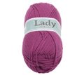 Příze LADY de Luxe Růžová,Hnědá 951 100g / 238 m