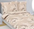 Povlečení krepové Béžová,Hnědá,Bílá 80/412