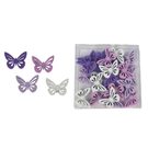 Dekorační motýli, 24 ks D5228 - 2,5 x 0,4 x 2 cm