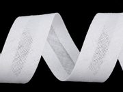 Šikmý proužek bavlněný šíře 30 mm zažehlený METRÁŽ