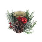 Dekorační svícen P1896 - 15 x 13 x 10 cm