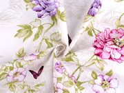 Bavlněná látka / plátno květy METRÁŽ