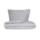Luxusní Saténové bavlněné Povlečení v Světle Šedé - 140x200 cm, 70x90 cm, LUXURY COLLECTION