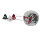 Zvoneček k zavěšení, 12 ks K4381 - 8 × 8 × 3 cm