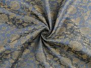 Oděvní brokátová látka s kovovým leskem METRÁŽ