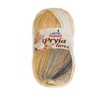Příze PRYIA lurex Béžová,Bílá 315 100g / 245 m