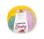 Příze PAPATYA DREAMY Bílá,Žlutá,Fialová 04 100g / 240 m