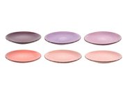 Keramický talíř, 6 ks 371465 - dia 19 × 3 cm