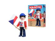 IGRÁČEK Fanda hokejová figurka 7,5cm v krabičce STAVEBNICE