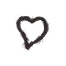 Dekorační srdce P1530-17 velikost 22 cm