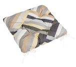 Sedák Adéla prošívaný Šedá,Béžová 41/231 40x40 cm