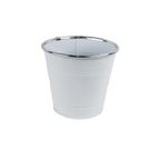 Květináč plechový K3007/1 - dia 14 × 12.6 cm