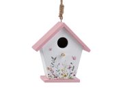 Dřevěná ptačí budka malovaná