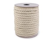 Bavlněná šňůra kroucená Ø12 mm na macramé, návin 29 metrů