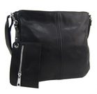 Černá dámská středně velká crossbody kabelka 1911-BB