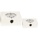 Dřevěný box, sada 2 ks D0310 - 17,8 x 10 x 7 cm