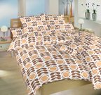 Povlečení krep Kytka nugát 140x200, 70x90 cm