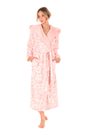 Župan s kapucí Flora růžová perla 39 56 3053