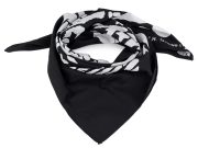 Bavlněný šátek lebka 70x70 cm