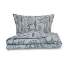 Flanelové povlečení RÁKOS šedý